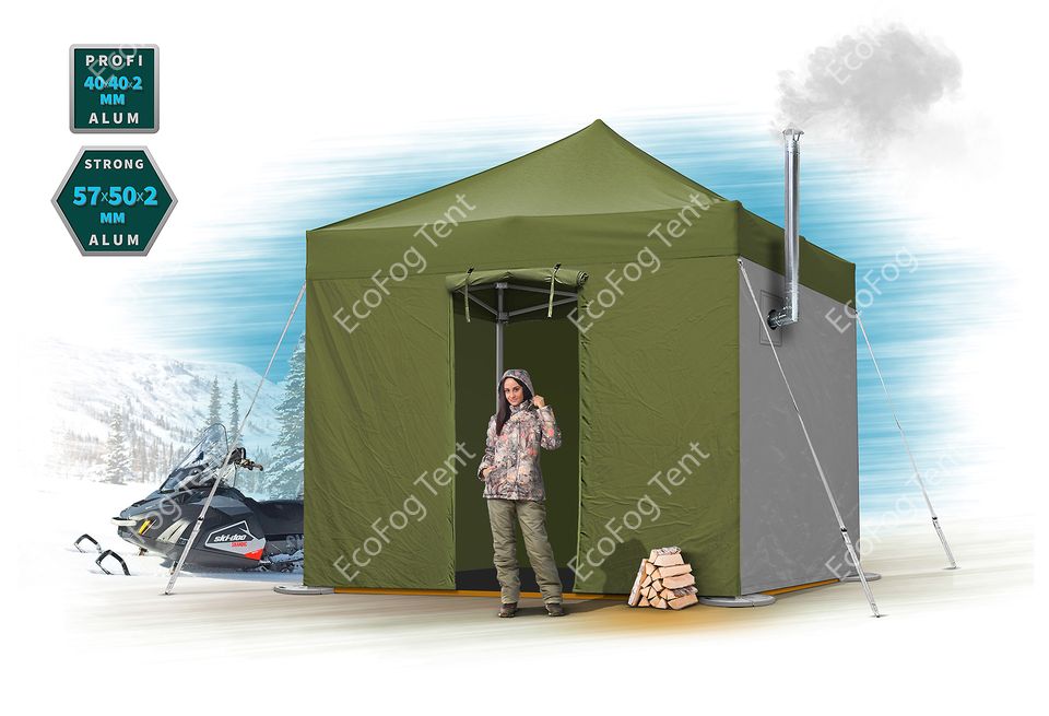 Зимняя палатка 3x3 серии «Winter Tent» от производителя Ecofog Tent. Цена от производителя