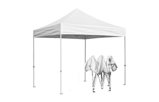 Свадебный шатёр 2.4*2.4 м Profi Estet фриз с воланом от производителя Ecofog Tent. Цена от производителя