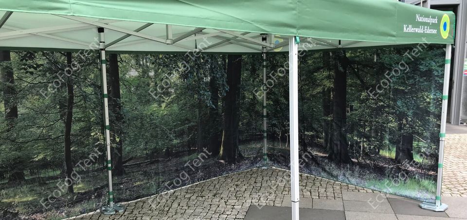 Торговая палатка 3*6 м брендированная от производителя Ecofog Tent. Цена от производителя